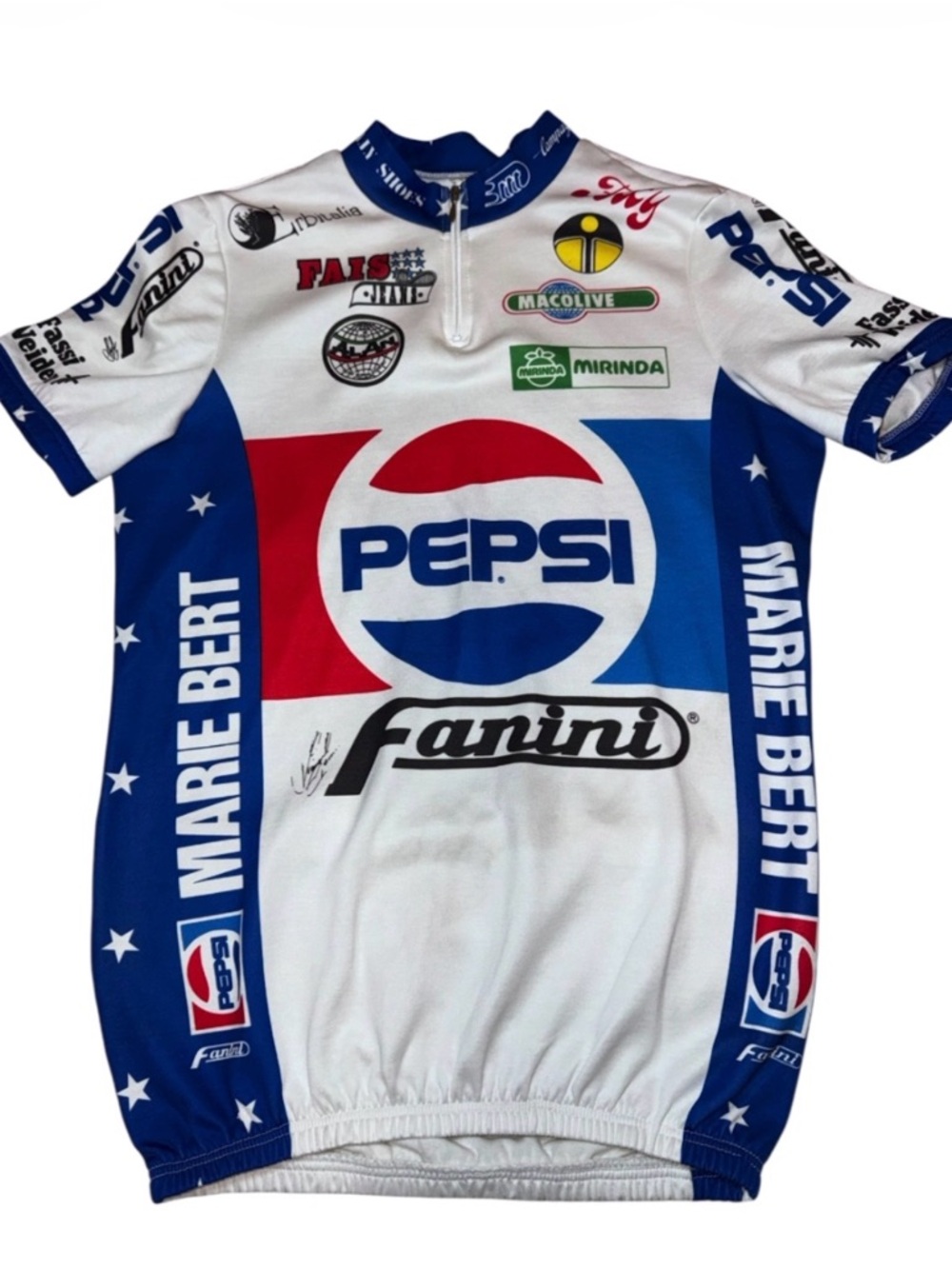 PEPSI FANINI CYCLING  SHIRT JERSEY ERIMA SIZE M  (5) ADULT Campagnolo Pocket